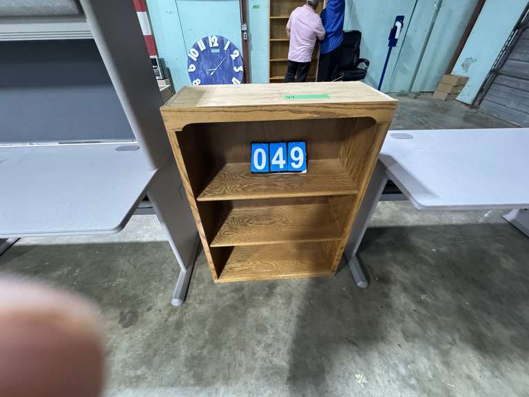 WOODEN BOOKSHELF