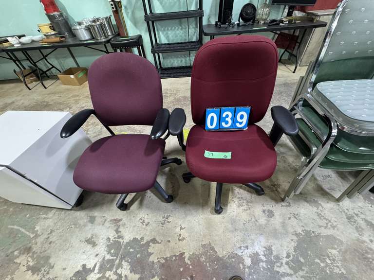 TWO (2) OFFICE CHAIRS