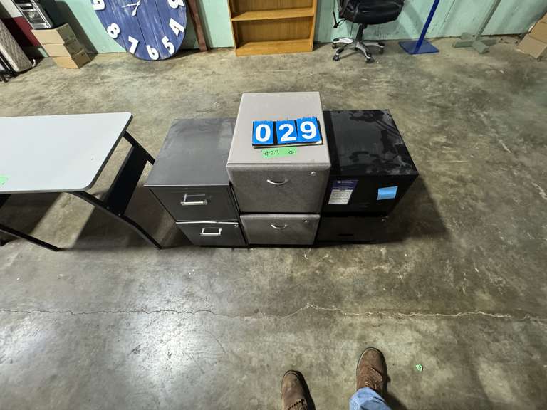 THREE (3) FILING CABINETS