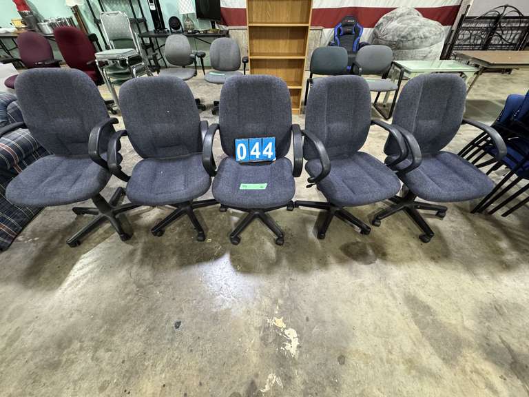 FIVE (5) OFFICE CHAIRS