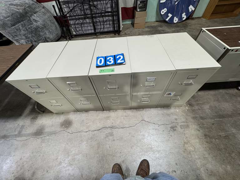 FIVE (5) FILING CABINETS