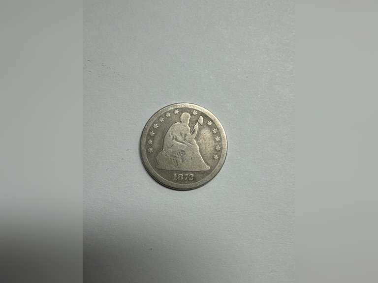 1872 SEATED LIBERTY QUARTER