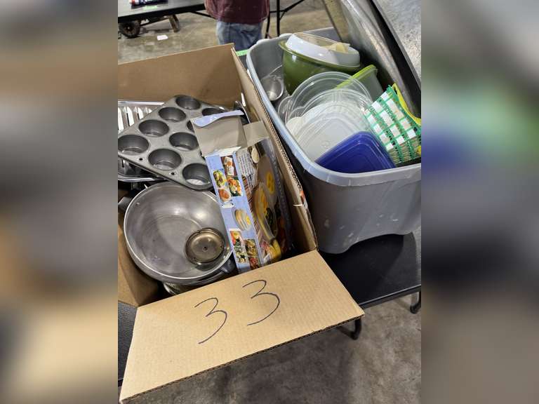 (2) BOXES OF COOKWARE