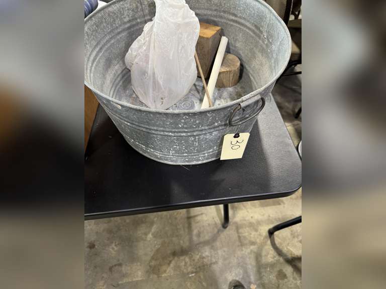 NO. 2 GALVANIZED WASH TUB