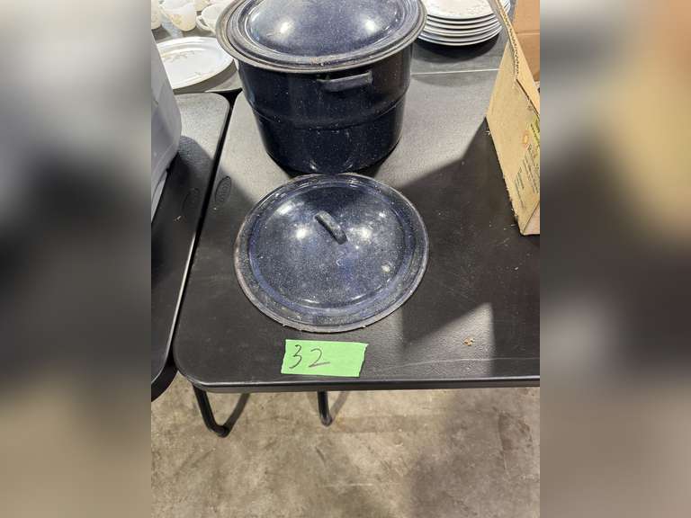 GRANITE COOKER, (2) LIDS
