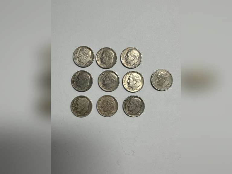TEN (10) DIMES 1962-1998