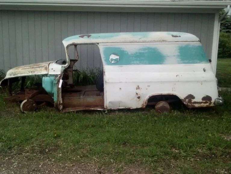 1955 Chevy panel van