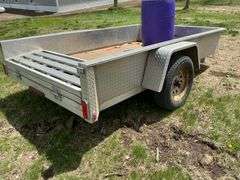 6x10 small aluminum utility trailer