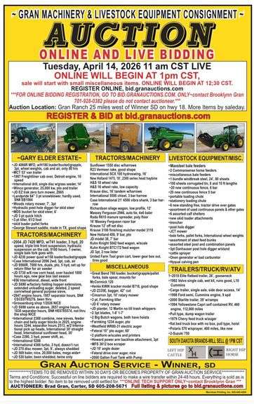 Spring Consignment Auction 2026