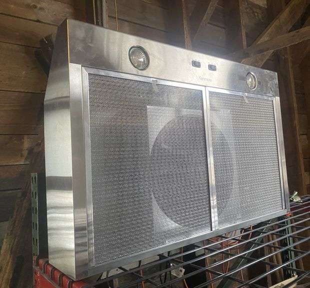 stainless steel range hood