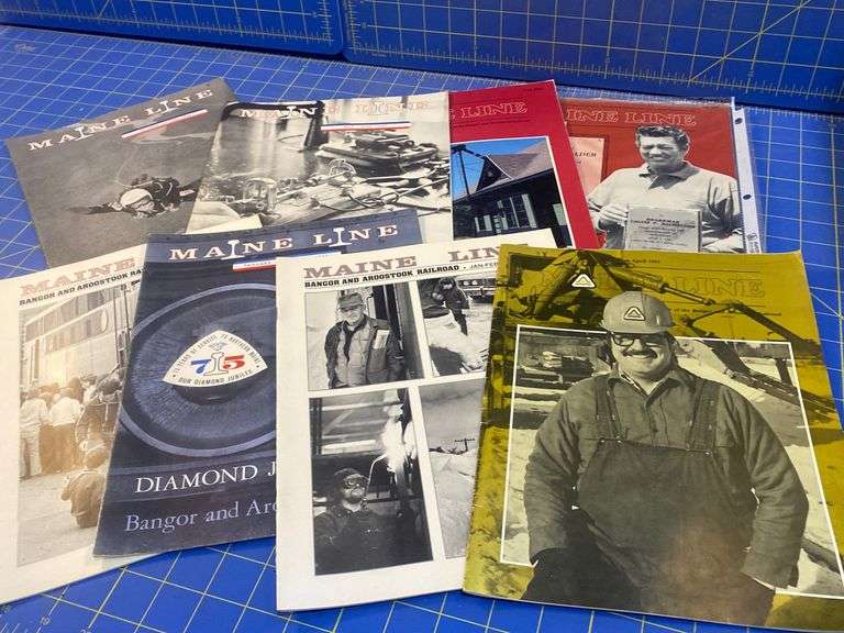 Bangor & Aroostook RR- Maine Line magazines (8)