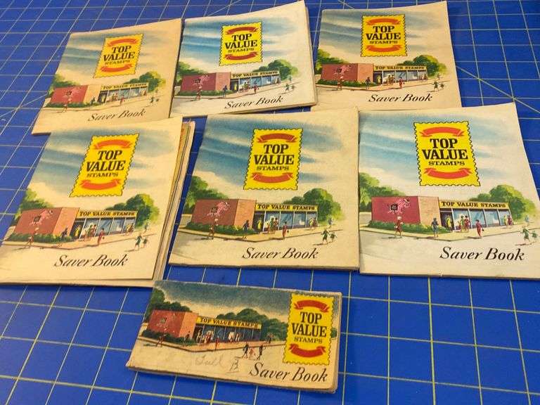 Top value stamp booklets 1960's (7)