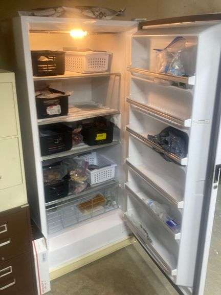 GE stand up Freezer, contents not included