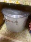 Tins, storage containers+ contents of cabinet