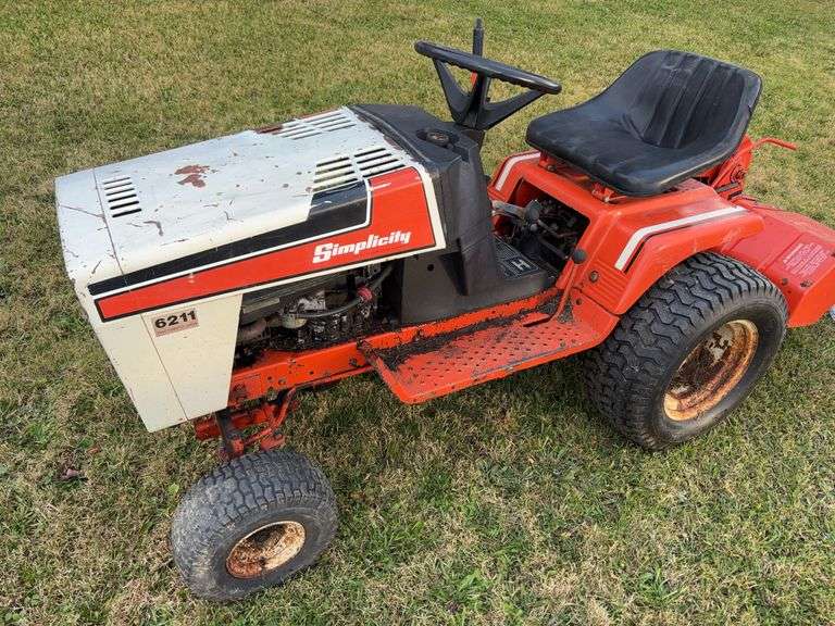 Allis Chalmers tractor with tiller