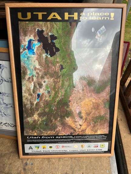 UTAH from Space Poster