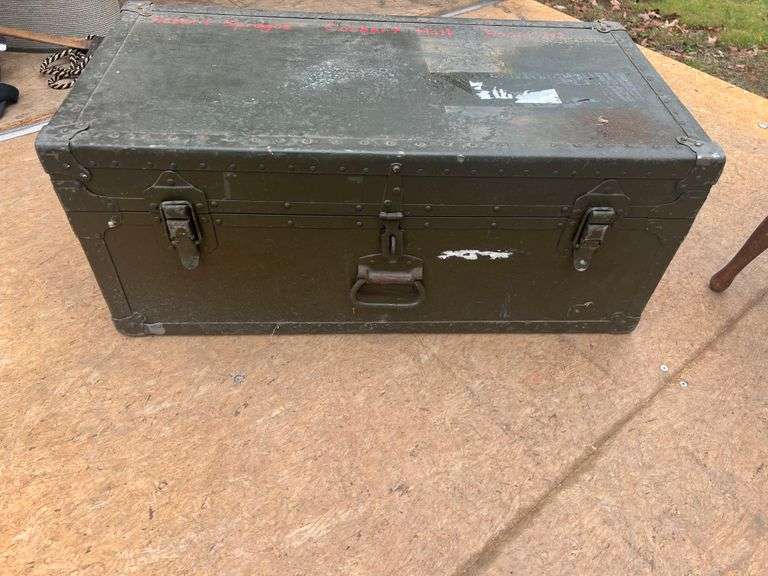 Vintage Military Foot Locker