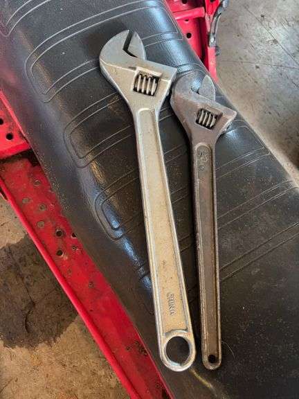 Large adjustable wrenches