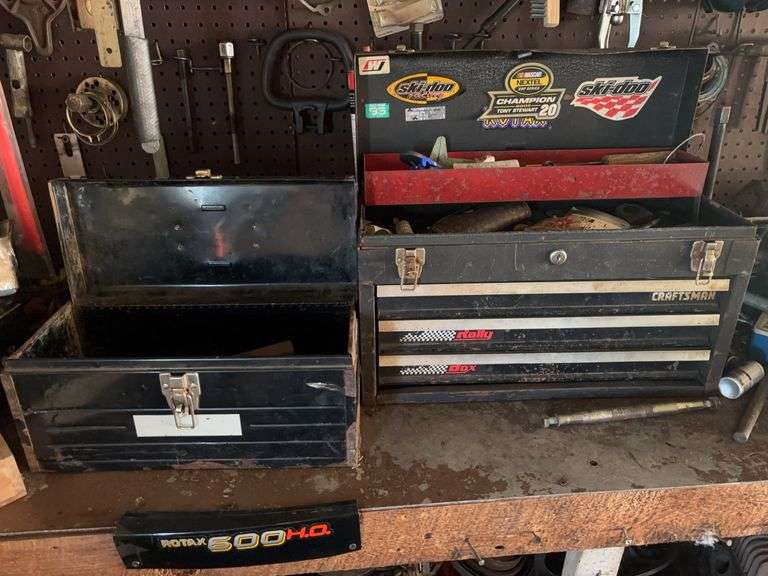 Tool boxes and contents