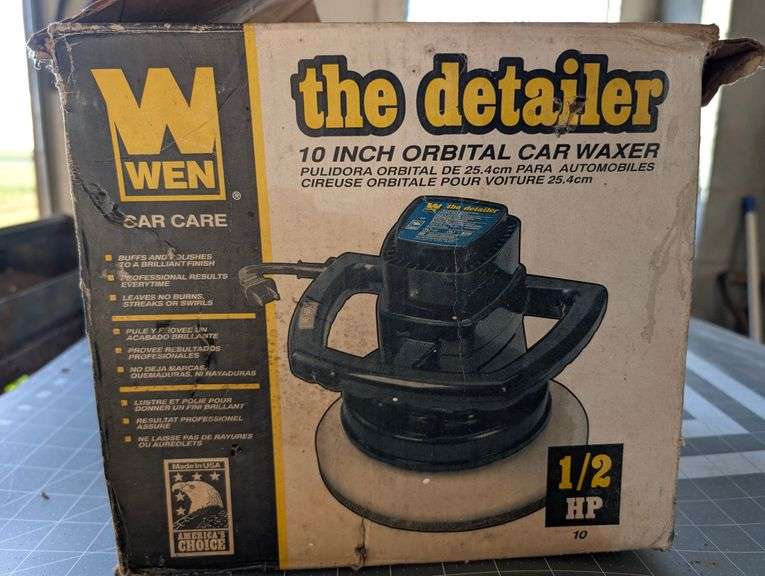 WEN 10 in orbital car waxer