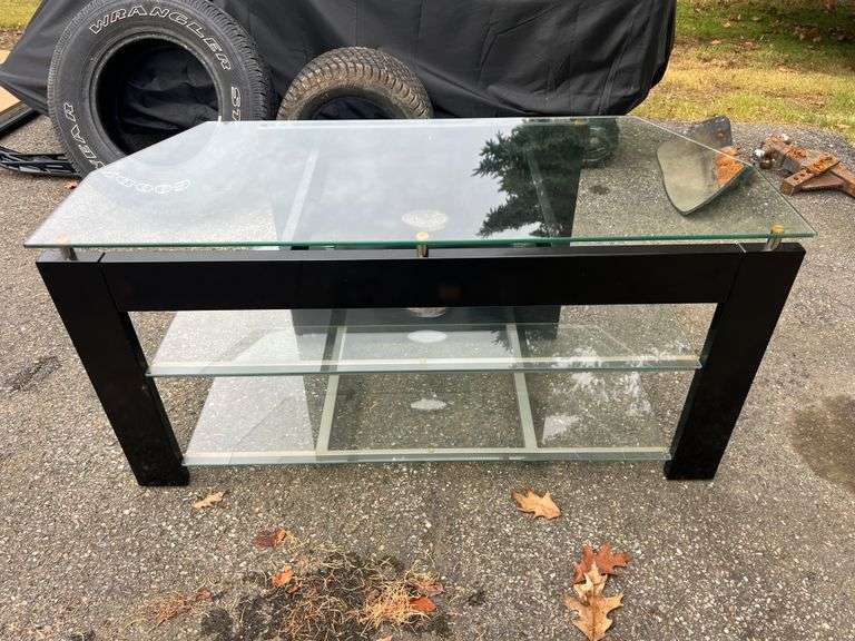 Glass Entertainment Center