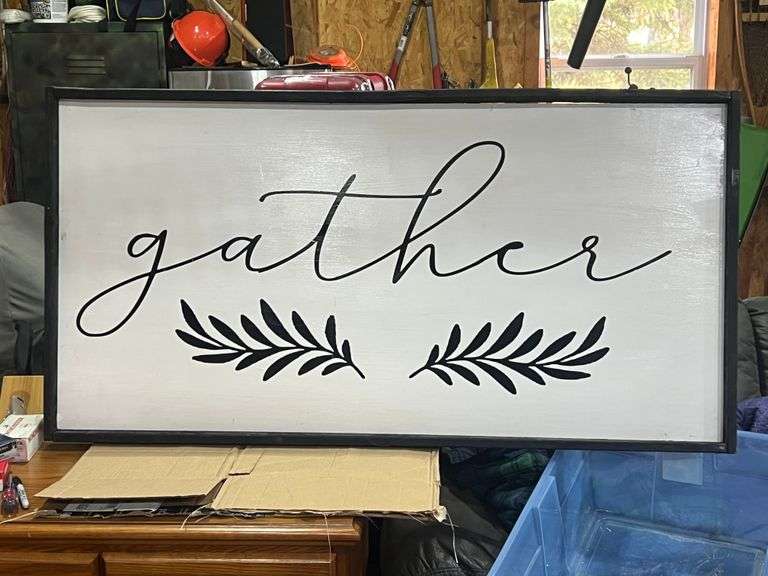 Large Gather Sign