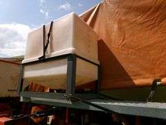 Harriston 3504 potato planter with tarp