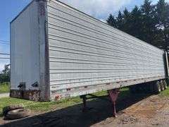 1991  Utility   48' tri axle trailer w/ slope floor & conveyer
