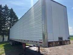 1991  Utility   48' tri axle trailer w/ slope floor & conveyer