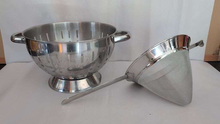 Stainless steel strainers