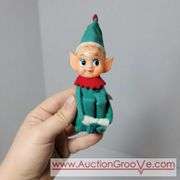The cutest little Elves. Vintage Christmas decor. Made in Japan. The triplets are marked Dai Japan. B