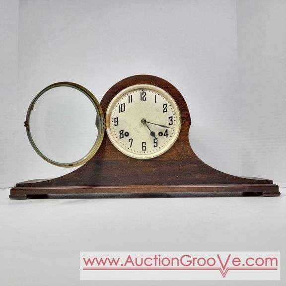 ** ITEM REMOVED** Antique New Haven Mantle Clock. No 70. Has Key. Appears to function prop