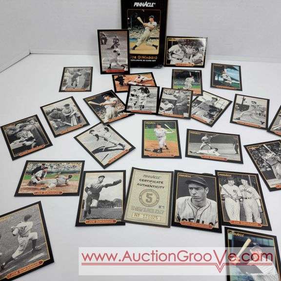 Pinnacle Joe DiMaggio 30 card set with certificate of authenticity. A