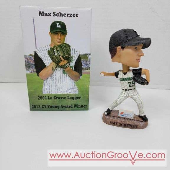 2004 La Crosse Loggers Max Scherzer bobble head. 5" tall. A