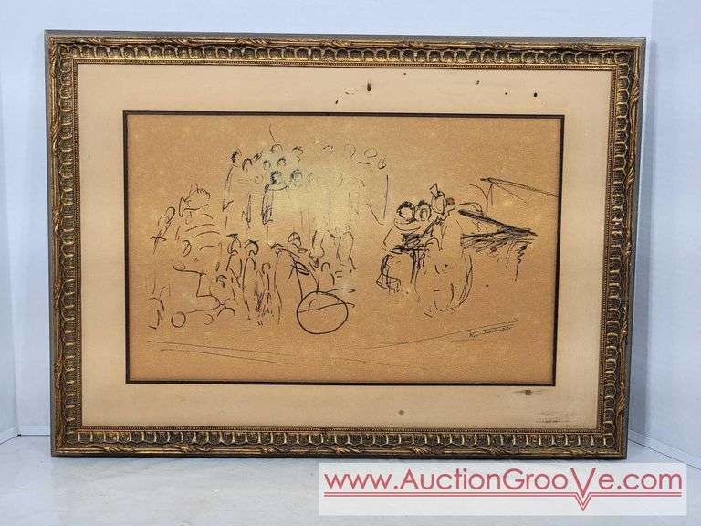 E. Chauser Original. 22 x 16. AB1
