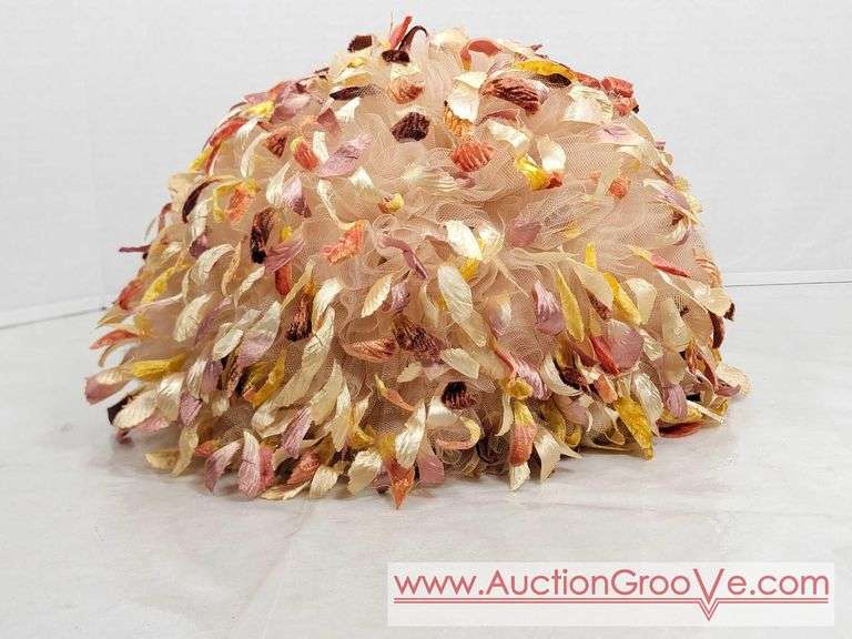 Jack Mconnell Vintage Flower Petal Hat. Phyllis Diller would have loved this one! FR4