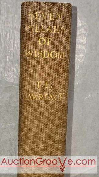 SEVEN PILLARS OF WISDOM by T.E. Lawrence. Copyright 1926, 1935. Y