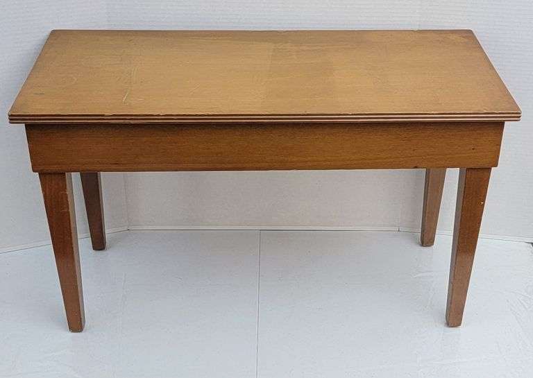 Maple Piano Bench. 32 x 14.5 x 19. B