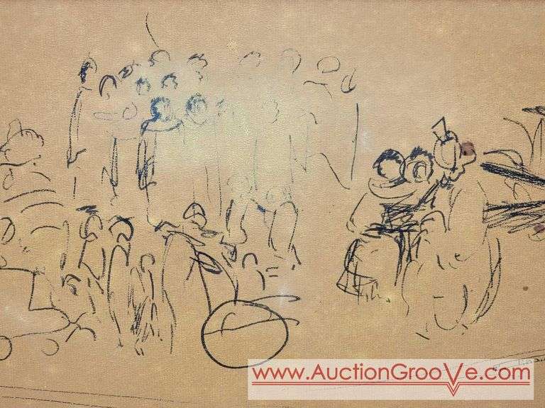 E. Chauser Original. 22 x 16. AB1