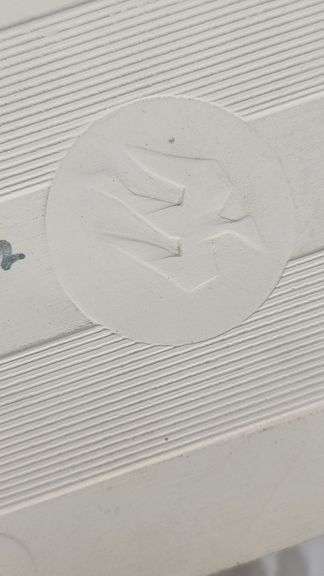 Westraven Porcelain Tile with Windmill Scene from Holland. Measures 5 3/16 Square. B