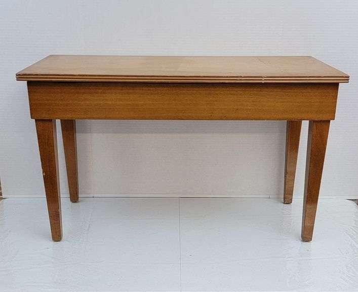 Maple Piano Bench. 32 x 14.5 x 19. B
