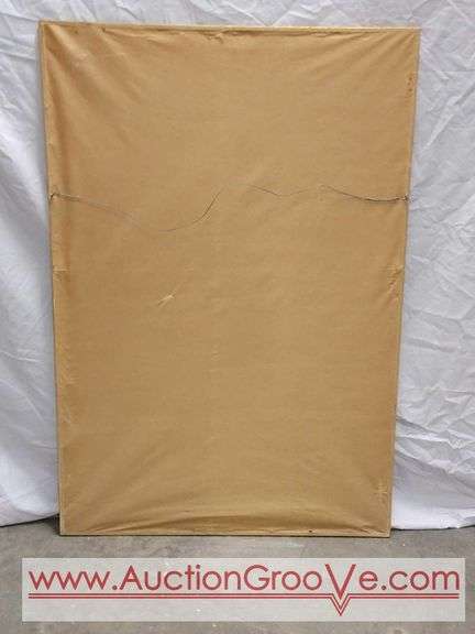 Large Painting. Man Playing Guitar. E.Chauser. 24.5 x 37. BR