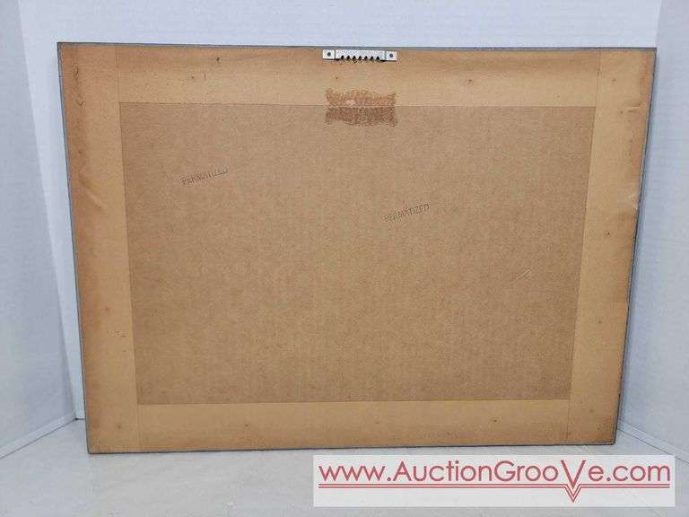 E. Chauser Original. 22 x 16. AB1