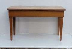 Maple Piano Bench. 32 x 14.5 x 19. B