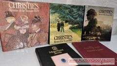 CHRISTIE'S CATALOGUES. Review of the Season 1979, 1980, and 1982 plus Magnificent Jewelry from Geneva, 1982 and Magnificent Jewels of Florence, J. Gould 1984 Christie's of New York. B