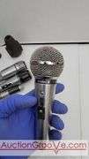 VINTAGE MICROPHONES! AMPLICORP MAGNERASER MODEL 200C, KORG Dual Foot Switch, Vintage Box for SURE Model 540S Sonodyne 2 Microphone, Vintage REALISTIC Microphone with Original Box, UNIDEN, ELECTRO VOIC