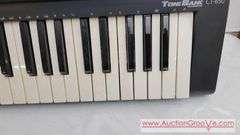 CASIO 465 Sound Tone Bank Electronic Keyboard. Plugged it in, tested many of the features and it seems to function properly. I wiped off the last 4 keys with a damp rag and they cleaned up nicely. Inc
