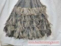 Vintage Ostrich Feather Dress with Photo of it in Action. Seems to be intact. Appears to be a size Small/Medium. CB