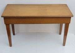 Maple Piano Bench. 32 x 14.5 x 19. B
