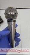 VINTAGE MICROPHONES! AMPLICORP MAGNERASER MODEL 200C, KORG Dual Foot Switch, Vintage Box for SURE Model 540S Sonodyne 2 Microphone, Vintage REALISTIC Microphone with Original Box, UNIDEN, ELECTRO VOIC